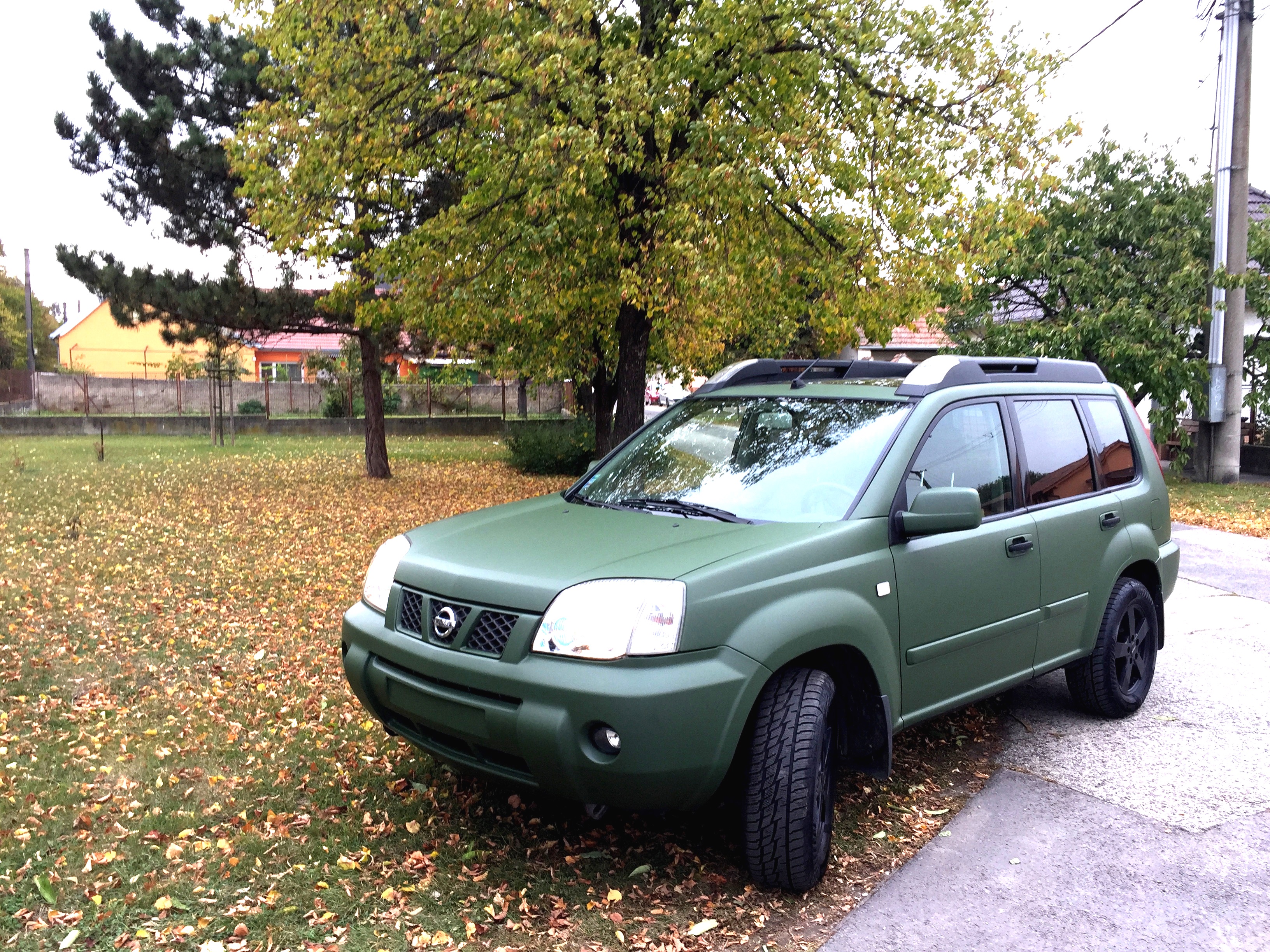 polep Nissan zelená matná od ABARTstyle